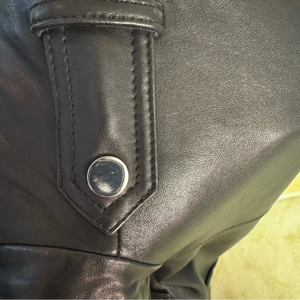 BCBGeneration Black Leather Jacket - Picture 13 of 13
